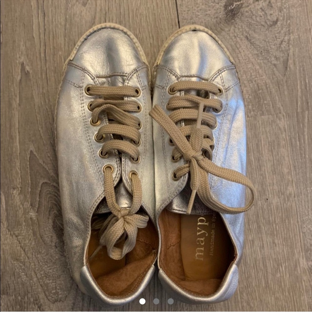 Silver shoes
